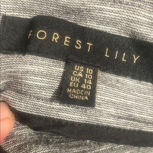 Forest Lily Grey Dress